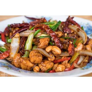 Thai Basil Chicken Cashew Curry