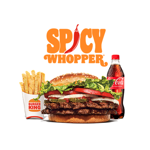 Menú Spicy Whopper® (2 carnes)