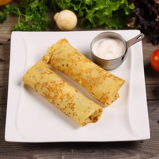 Блины с творогом