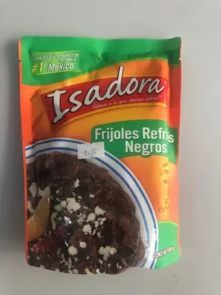 Frijoles Refritos Negros, Isadora, 430G