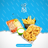 Plat Sépia + Salade + Frites