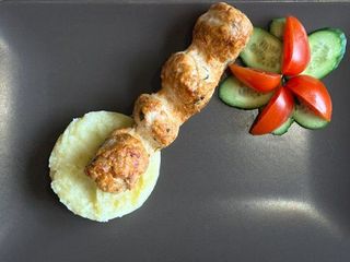 Картопляне пюре з курячим люля-кебаб (200g)