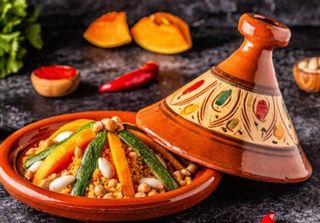 Tajin vegetariano con verduras