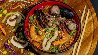 ბრინჯი ზღვის პროდუქტებით