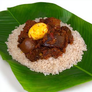Ofada Rice and Sauce