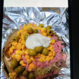 Patata Asada Andaluza De Jamón