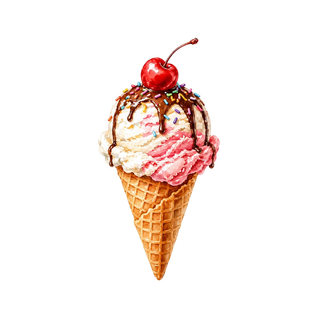 1 Boule Avec Cornet
