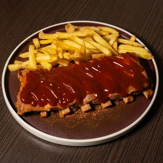 Barbecue ribs 1/2 + Bevanda a scelta