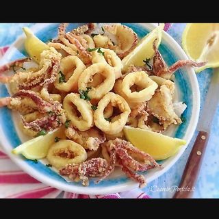 Fritturina de gambas y calamares 