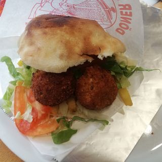 Menu falafel panino