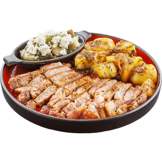 Жарен врат с патладжан по селски (410г)