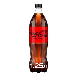 Напій Coca-Cola Zero безалкогольний сильногазований (1,25л)