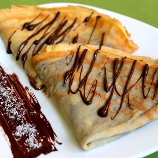 Crepe Con Crema De Chocolate
