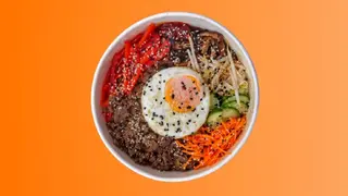 Bibimbap z wołowiną bulgogi