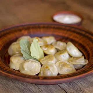 Пельмені з курки смажені (200г/15шт)