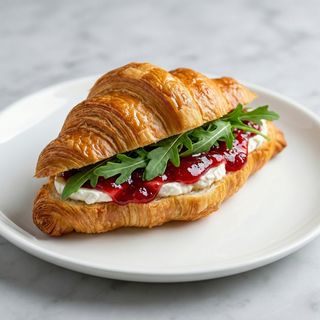 Croissant Vegetal Con Queso De Cabra