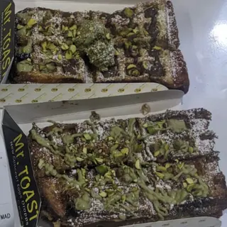 Waffle Kunafa  Pistache