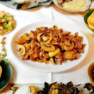 Cerdo con Champiñones