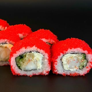 Каліфорнія рол з креветкою темпура в ікрі (310г)