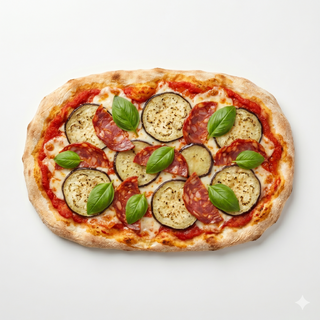 Pinsa Goumet Parmigiana (19 x 60 cm.)