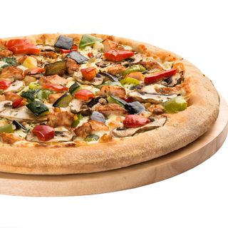 Pizza  Mediana Rústica De Pollo