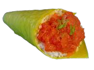 Temaki spicy salmone