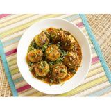 Vegetable balls in garlic or chilli sauce