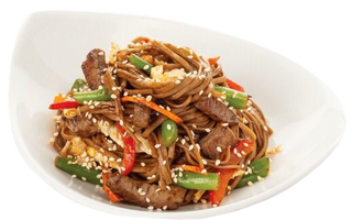 Гречневая лапша с курицей