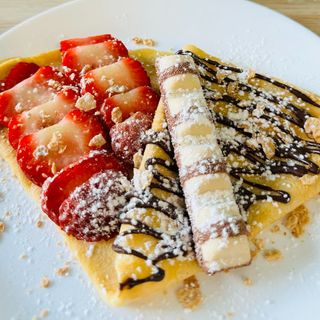 Crepe c/ Recheio e Fruta 