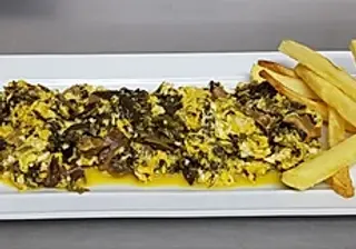 Revuelto Con Espinacas Y Setas