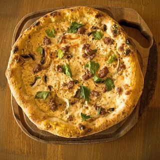 Stroganoff pizza (29см, 743кал, 39гр протеин)