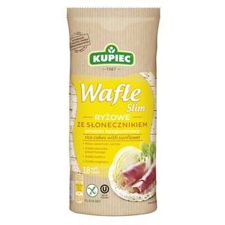 Wafle ryżowe ze słonecznikiem Kupiec. 0.09кг