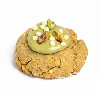 Cookie pistacho y chocolate blanco
