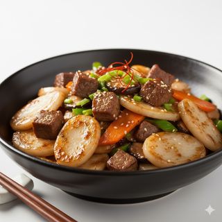 Gnocchi di riso con manzo