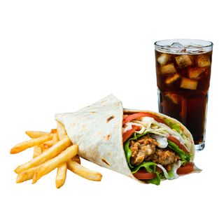 Menú Durrum XXL De Faláfel Con Patatas