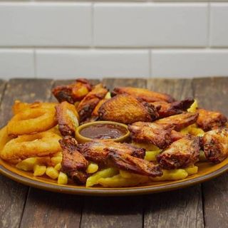 Alitas de Pollo con Barbacoa