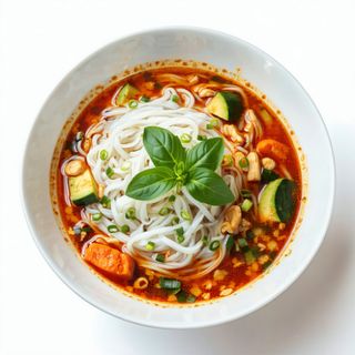 92.Fideos De Arroz Con Curry Estilo Singapur