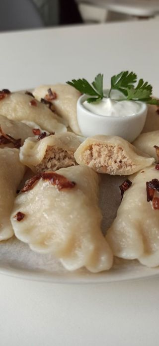 Pierogi z mięsem 9szt