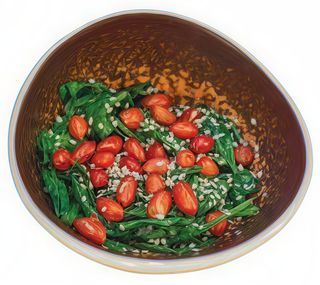 Spinaci con arachidi