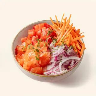 Poke Pequeño Salmón Tahiti.