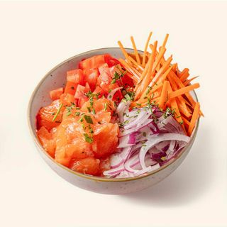Poke Pequeño Salmón Tahiti.