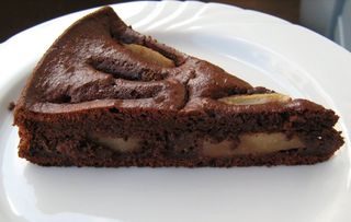 Torta cioccolato e pere