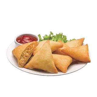 Smosa con pollo e verdure