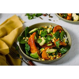 Portion Pumpkin With Salad