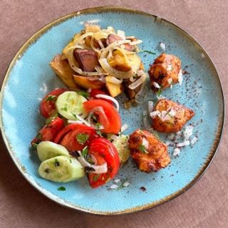 ლანჩი ქათმის მწვადი