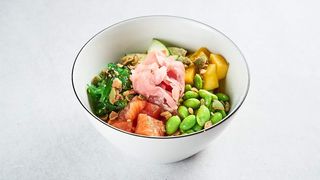 Salmon In Green Poke