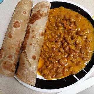 Coconut Beans With Chapati