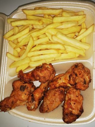 Alette di pollo + patatine fritte big