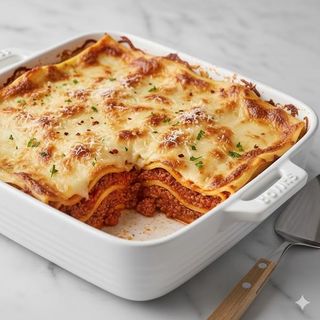 Lasaña Con Carne