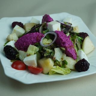 Свекольный Парфе с моцареллой